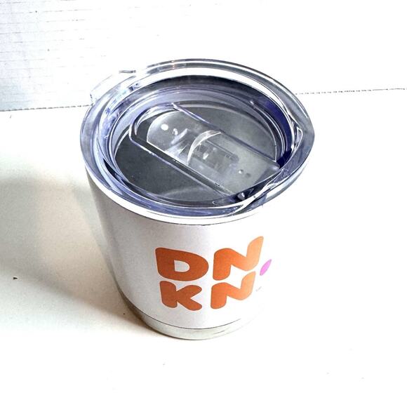 DNKN' Dunkin' Donuts Stainless Steel Tumbler Hot Cold Travel Mug 12 oz WITH LID - Picture 2 of 4
